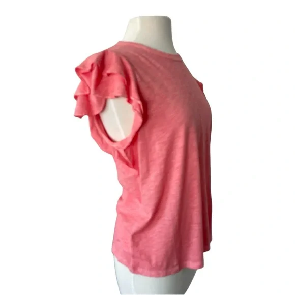 VERONICA BEARD AKEELA PEONY TEE SHIRT SIZE LARGE